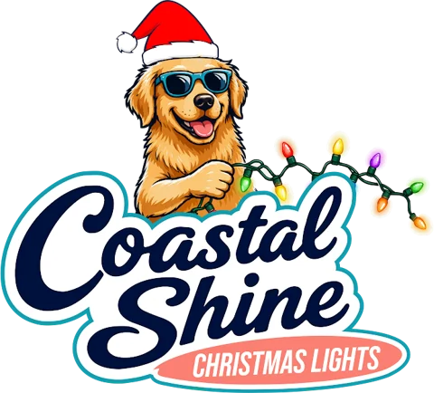 Coastal Shine Christmas Lights Logo